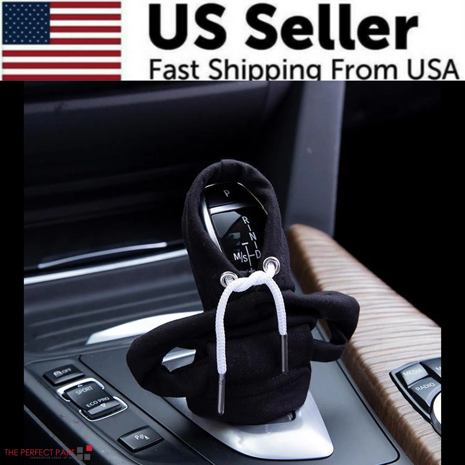 Car Gear Shift Cover Mini Hoodie Gear Shift Cover for Car Shifter Interior Trim photo 7
