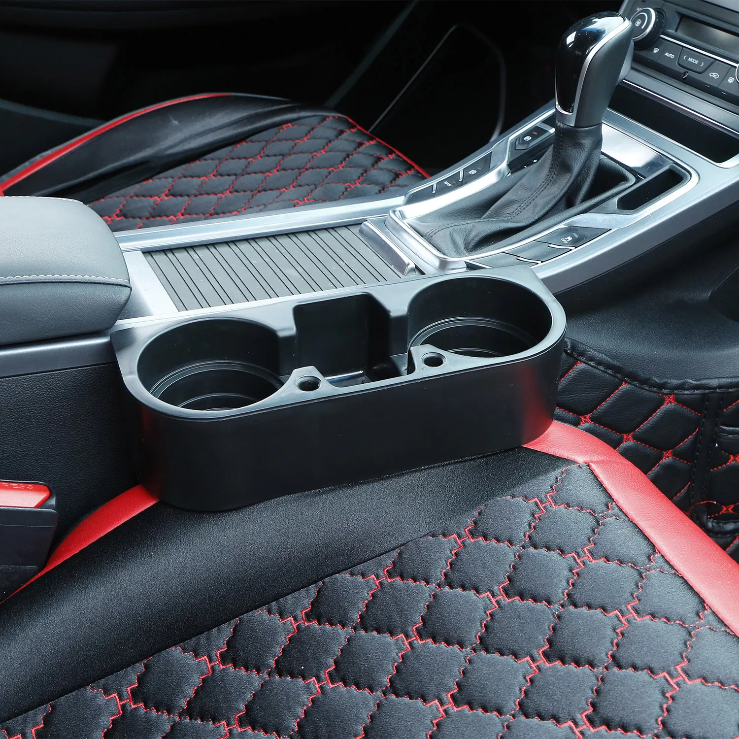 Car Seam Cup Holder Seat Gap Wedge Drink Storage Organizer Console Side Pocket Mount Stand photo 8