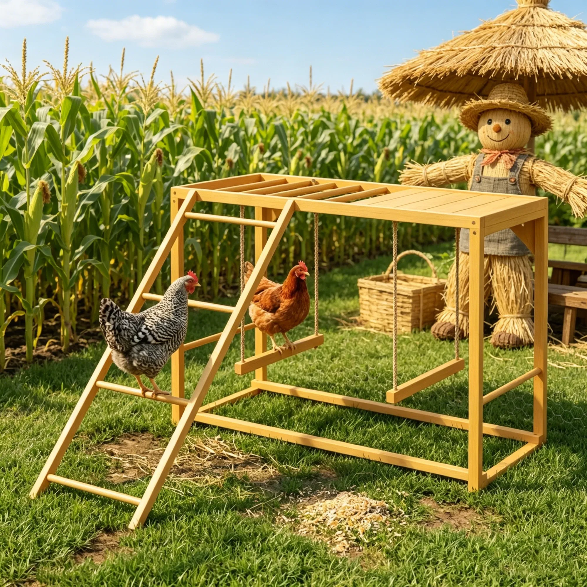 Chicken Activity Play/ Chicken Coop Toy photo 4