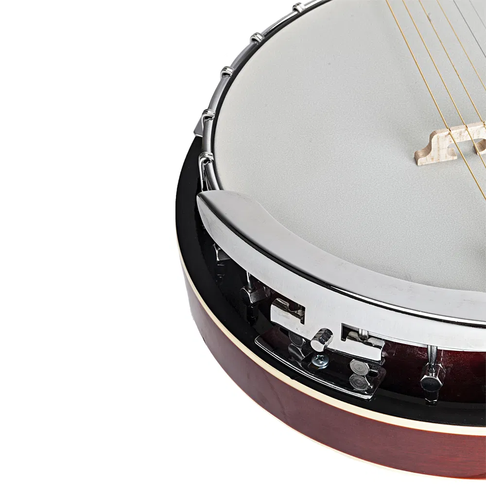 Top Grade Exquisite Professional Sapelli Notopleura Wood Alloy 6-string Banjo photo 2