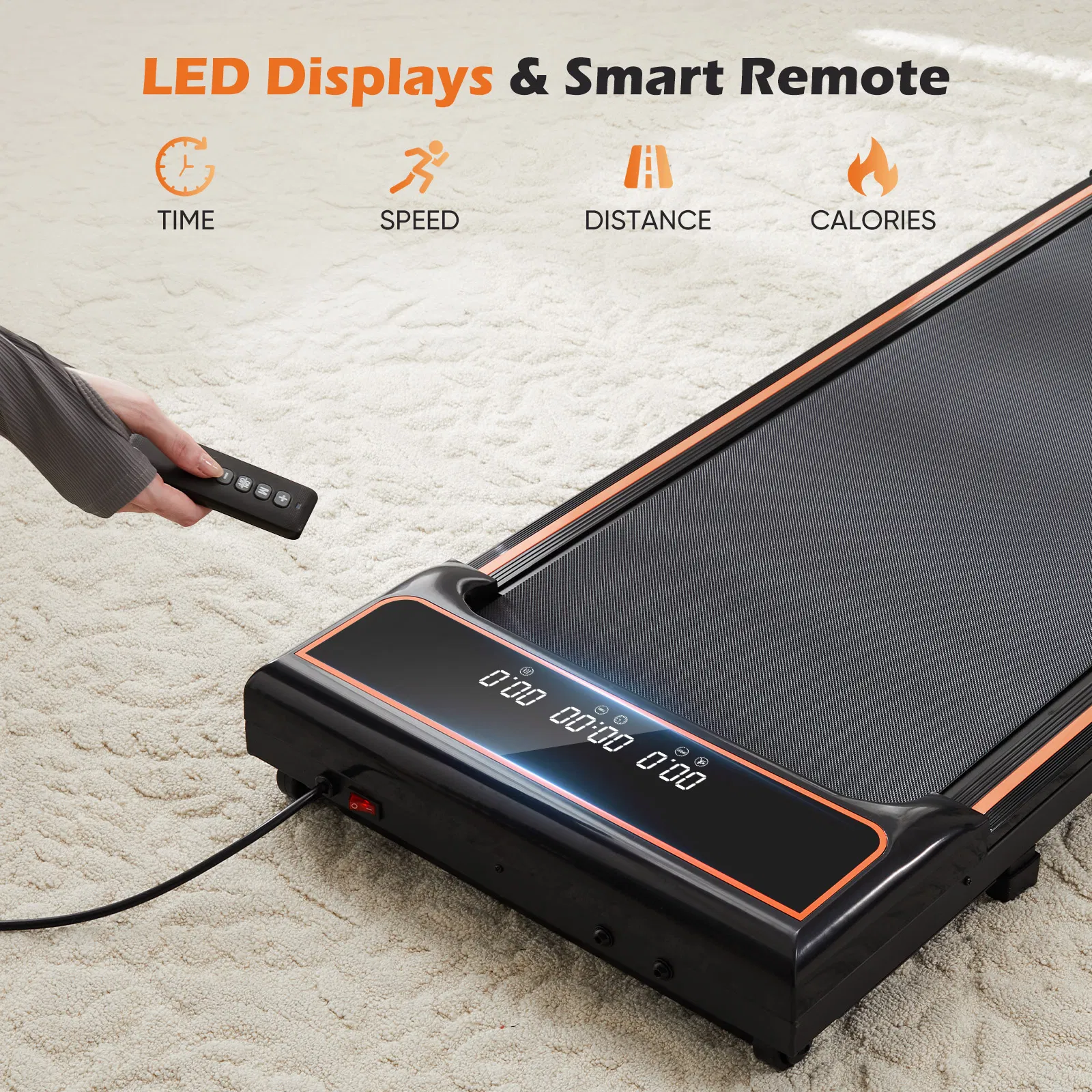 Walking Pad Treadmill – Compact & Portable Walking Pad, Quiet Operation, Adjustable Speed Settings photo 4