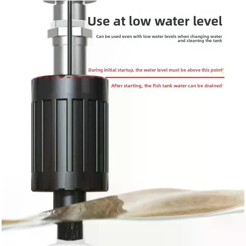USB Electric Aquarium Siphon Gravel Cleaner V2, 5V Brushless Motor Multifunctional Fish Tank Water Changer, Low Water Level Fish Waste Vacuum Cleaner photo 2