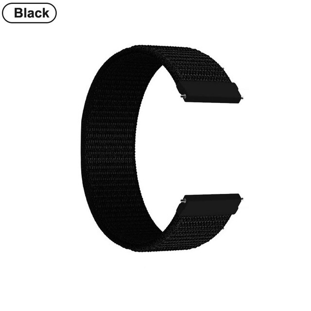 20mm 22mm Woven Nylon Sport Loop Watch Band Strap Quick Release Spring Pins USA photo 1