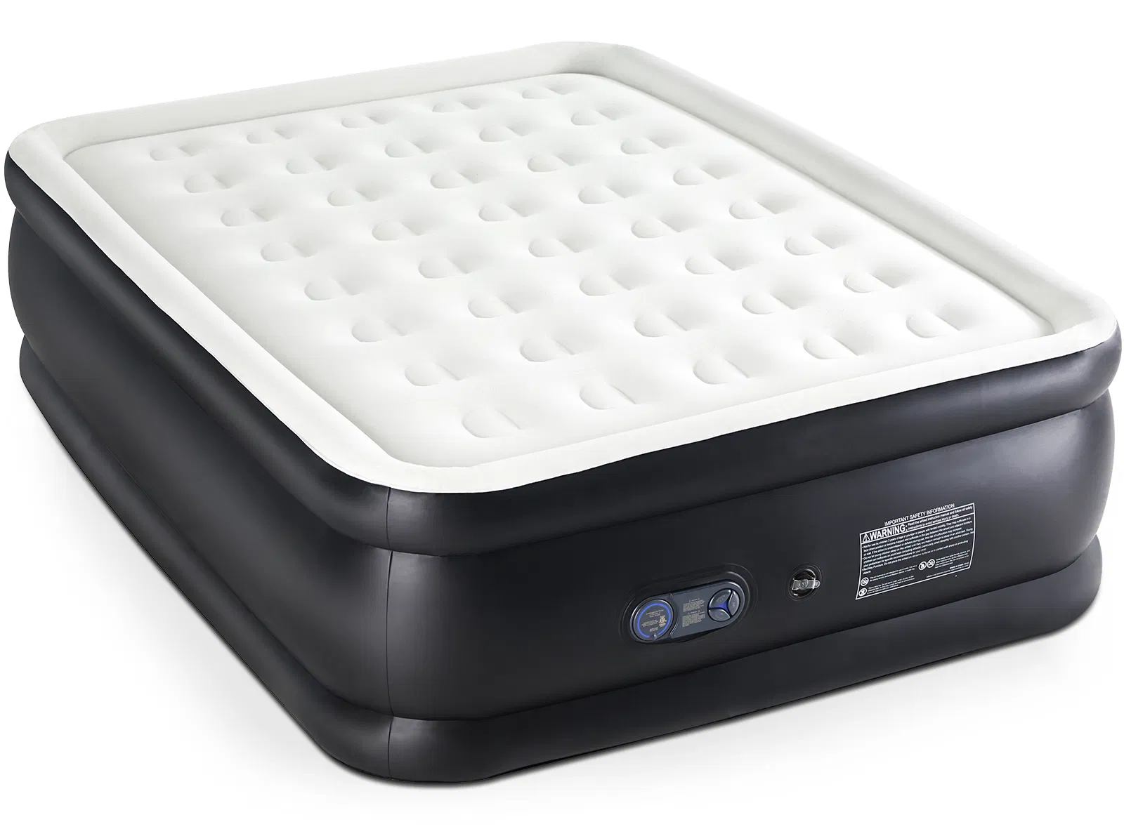 Air Mattress - 18" Inflatable Blow Up Mattress Airbed with Built-in High Capacity Pump, Double Height, Adjustable, Non-Slip Bottom Design photo 4