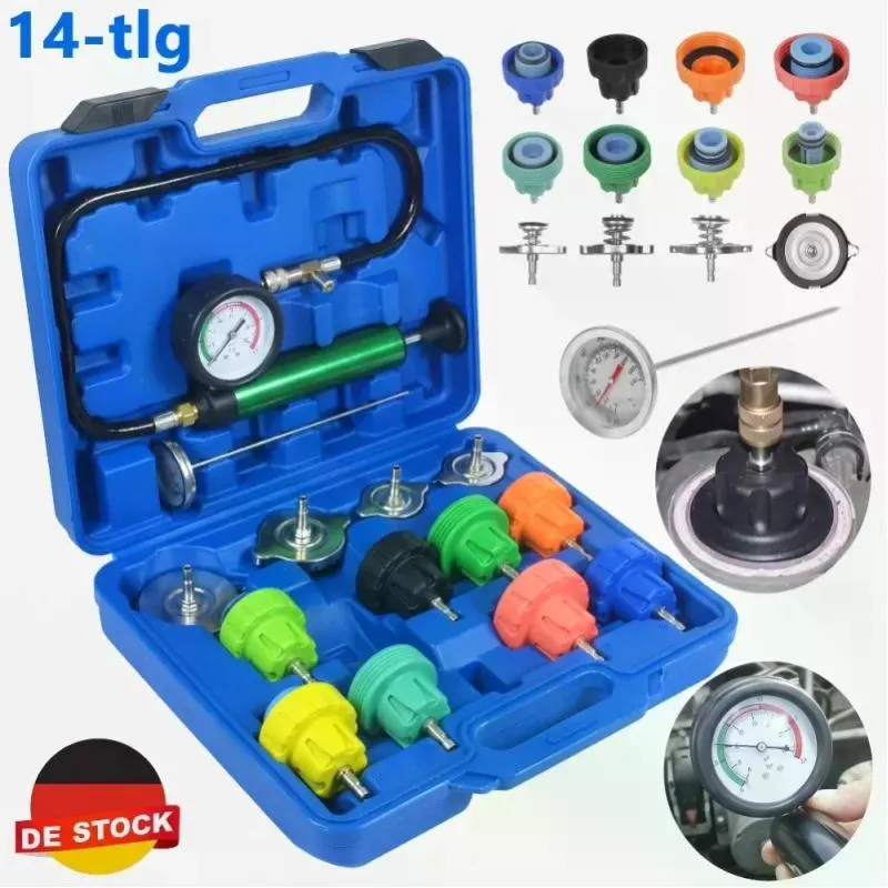 14Pcs Radiator Pressure Leak Detector, Automotive Cooling System Tester photo 2
