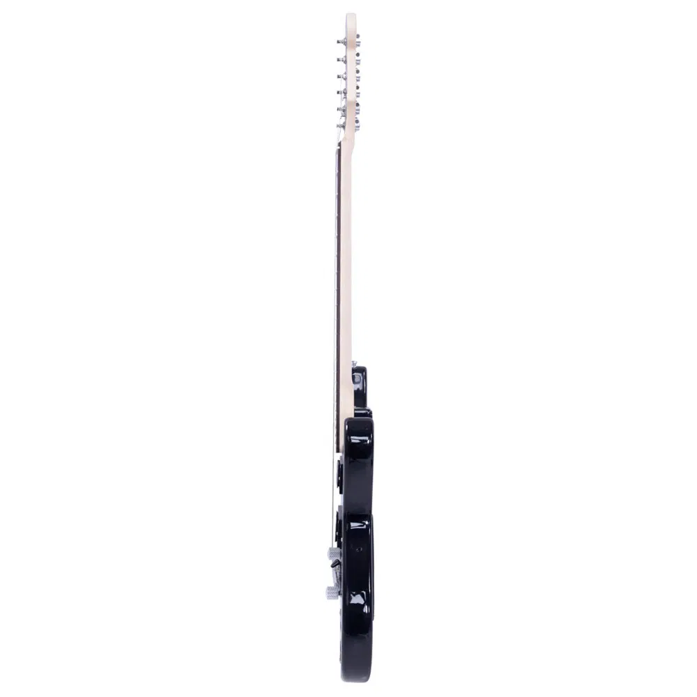 Lightning Style Electric Guitar with Power Cord/Strap/Bag/Plectrums Black & Dark Blue photo 8