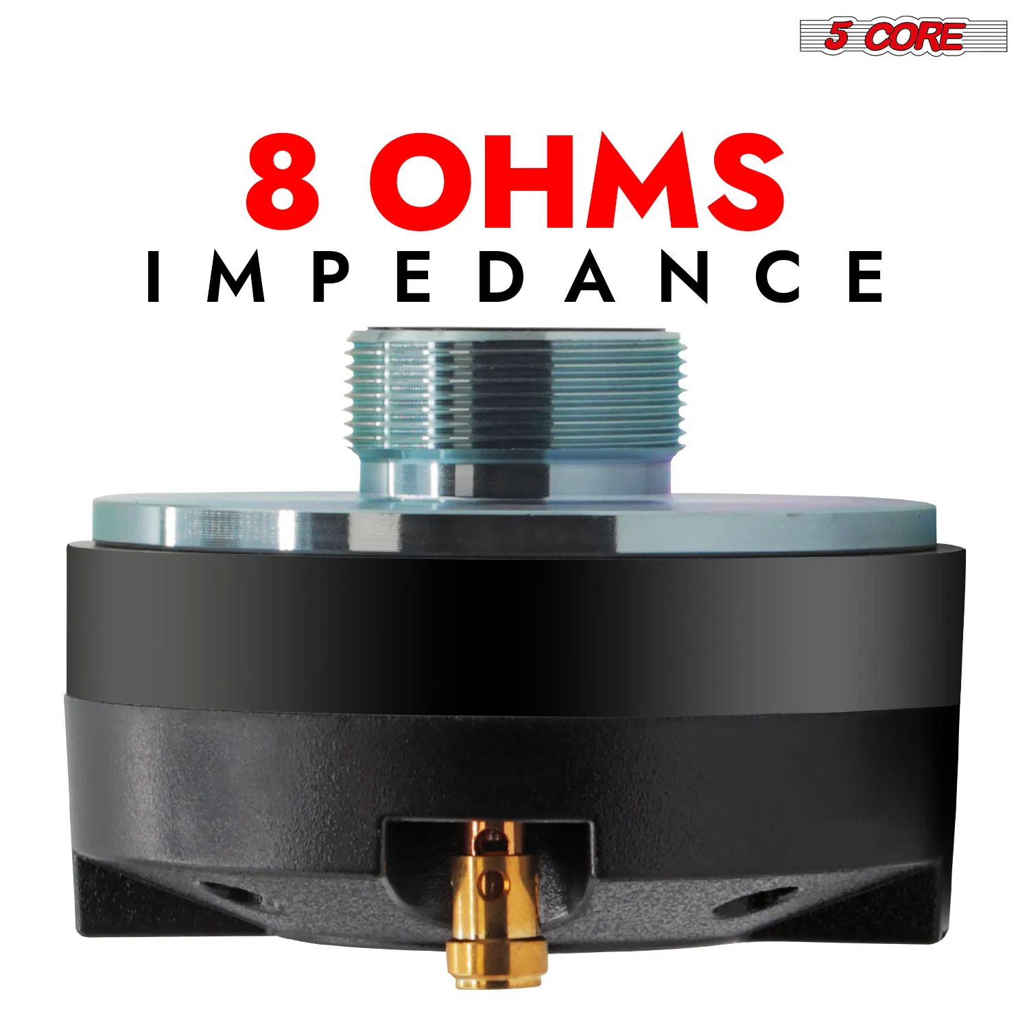 5 Core Compression Driver 1/1.3/1.75/2 Inch 8Ohm Titanium PA Horn Tweeter photo 2