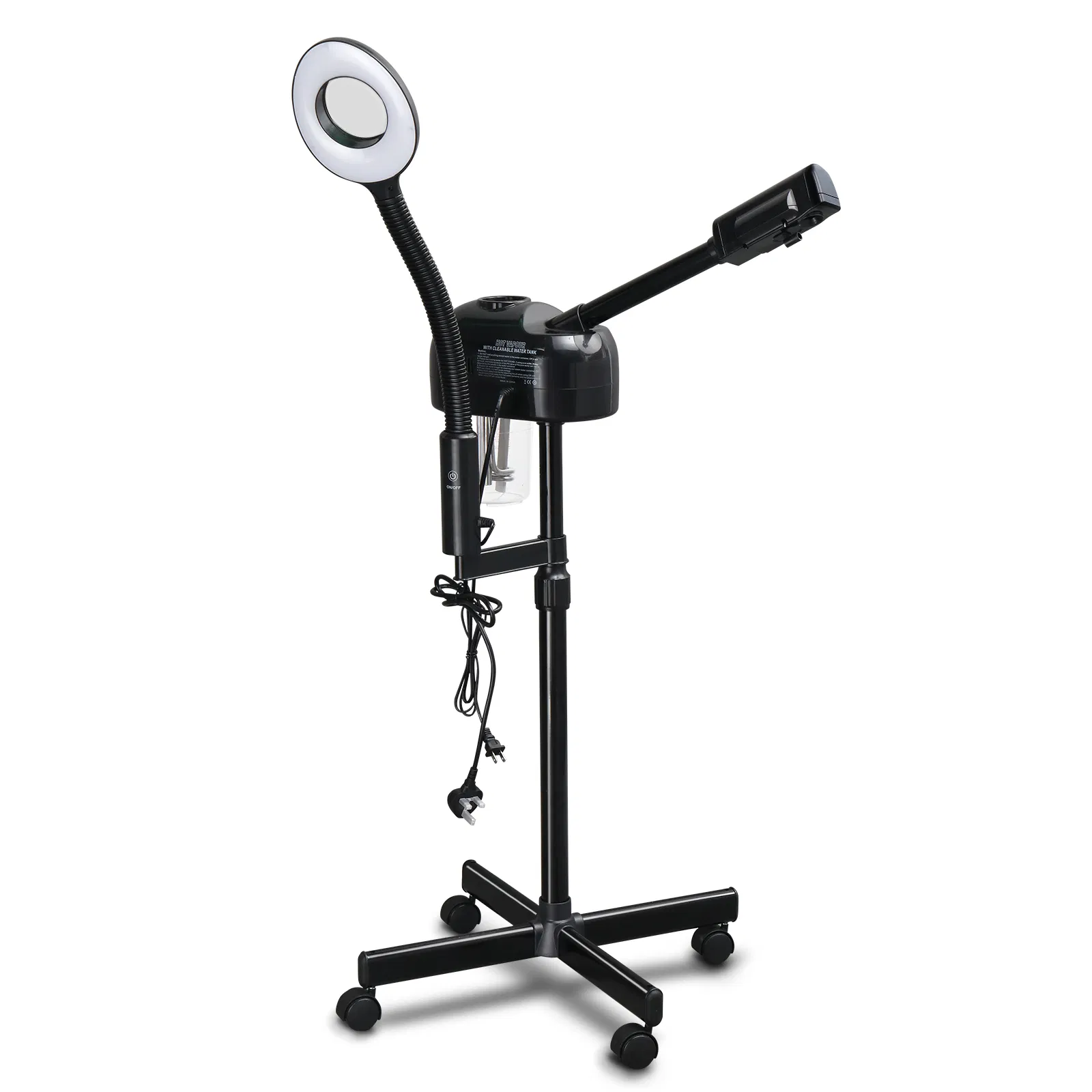 2 in 1 Facial Steamer with 3X Magnifying Lamp, Esthetician Steamer Professional Aromatherapy Humidifier Face Spa Mist Steam for Home Beauty Salon, Personal Skin Care Deep Cleaning photo 5
