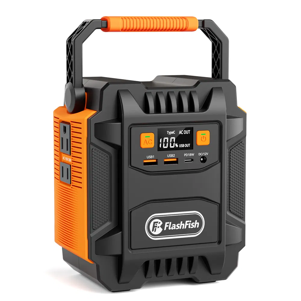 200W (Peak 400W) Portable Power Station,Power Backup Lithium Battery 172.8Wh Power Supply withAC Outlet DC Port USB QC3.0 Solar Portable Generator for Gift Home Outdoor Camping | Emergency photo 8