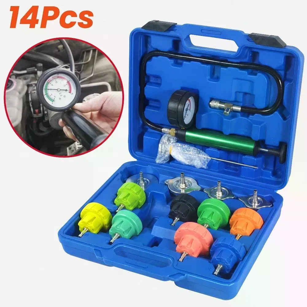 14Pcs Radiator Pressure Leak Detector, Automotive Cooling System Tester photo 8