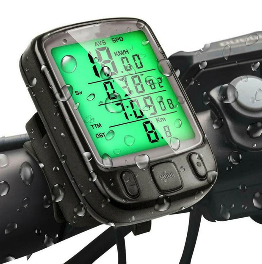 Bike Bicycle Speedometer Cycle Digital Odometer Computer Waterproof LCD Wireless photo 2
