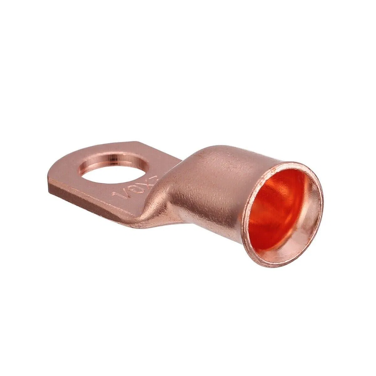 20PCS 1/0 AWG Gauge Copper Lugs W/ BLACK & RED Heat Shrink Ring Terminals Wire photo 7