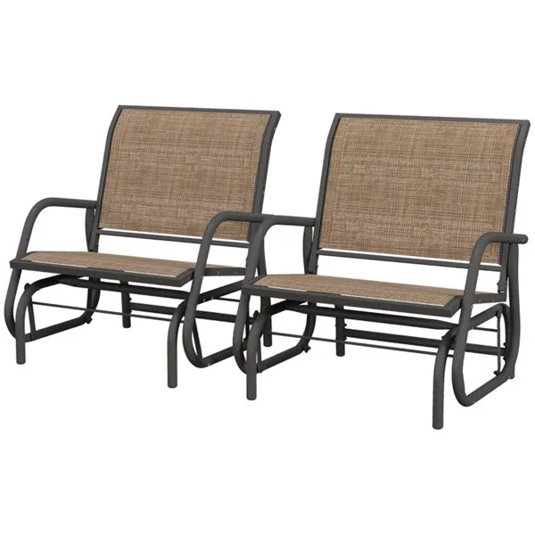2PCS Outdoor Glider Chair(Swiship-Ship)(Prohibited by WalMart) photo 8