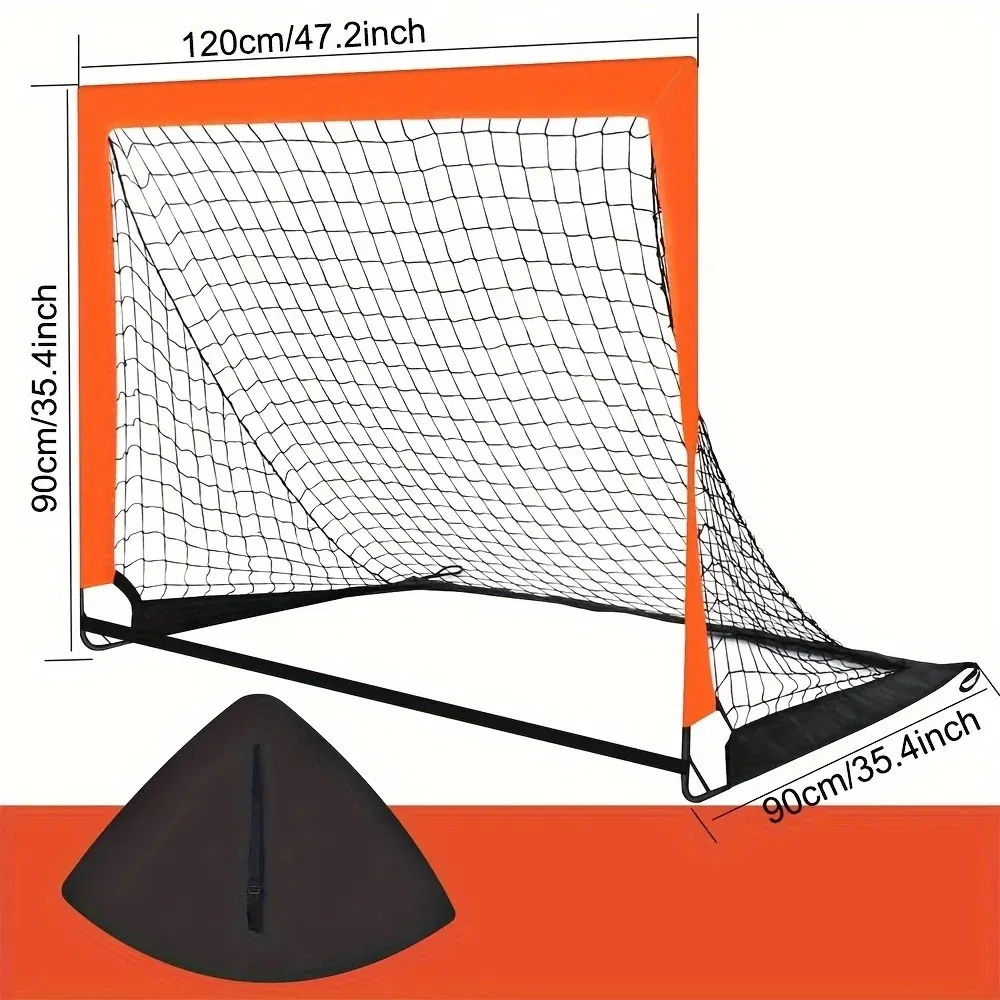 1pcs Portable Soccer Goals for Backyard Indoor and Outdoor Pop Up Soccer Goals Foldable Mobile Training Football Net photo 3