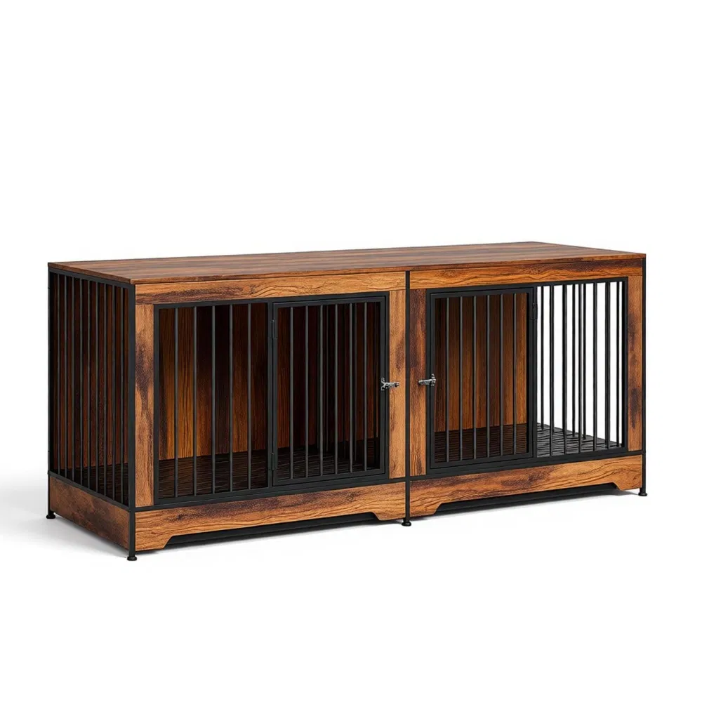 Dog Crate Furniture with Adjustable Divider photo 6