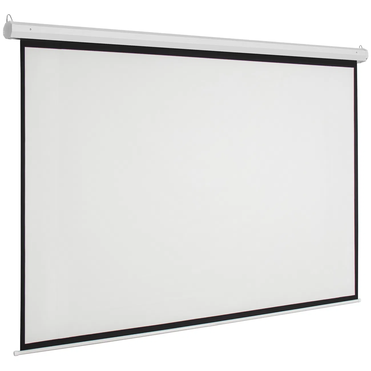 92" 16:9 80" x 45" Viewing Area Motorized Projector Screen with Remote Control Matte White photo 7