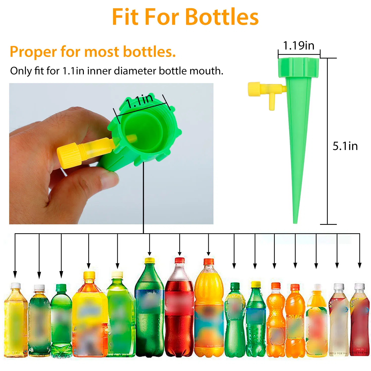 24Pcs Plant Watering Spikes Self Watering Devices Automatic Plant Waterer with Slow Release Control Valve For Outdoor Indoor Plant photo 3