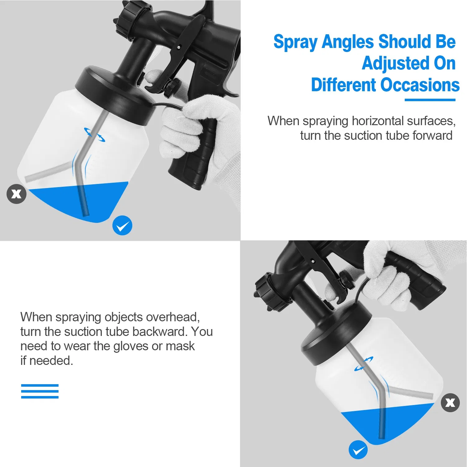 Paint Sprayer, Advanced System for Superior One-Coat Coverage, 3 Spray Patterns, Easy Cleanup, Ideal for Home and Furniture Painting photo 5