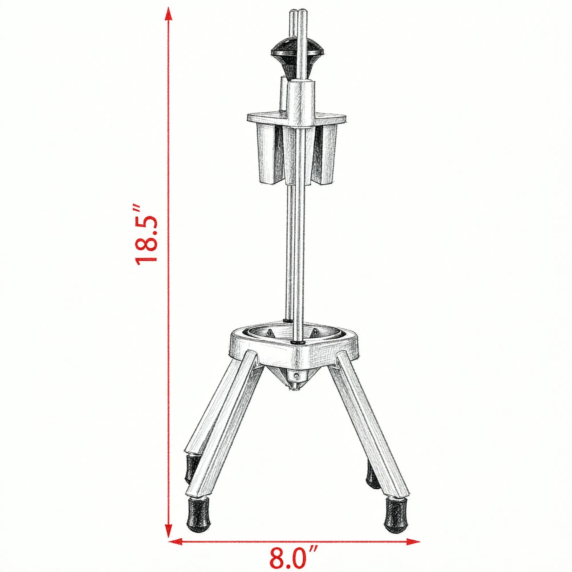 8-Section Commercial Easy Wedger, Stainless Steel Lemon & Lime Cutter with 8 Wedges for Bar & Restaurant photo 3