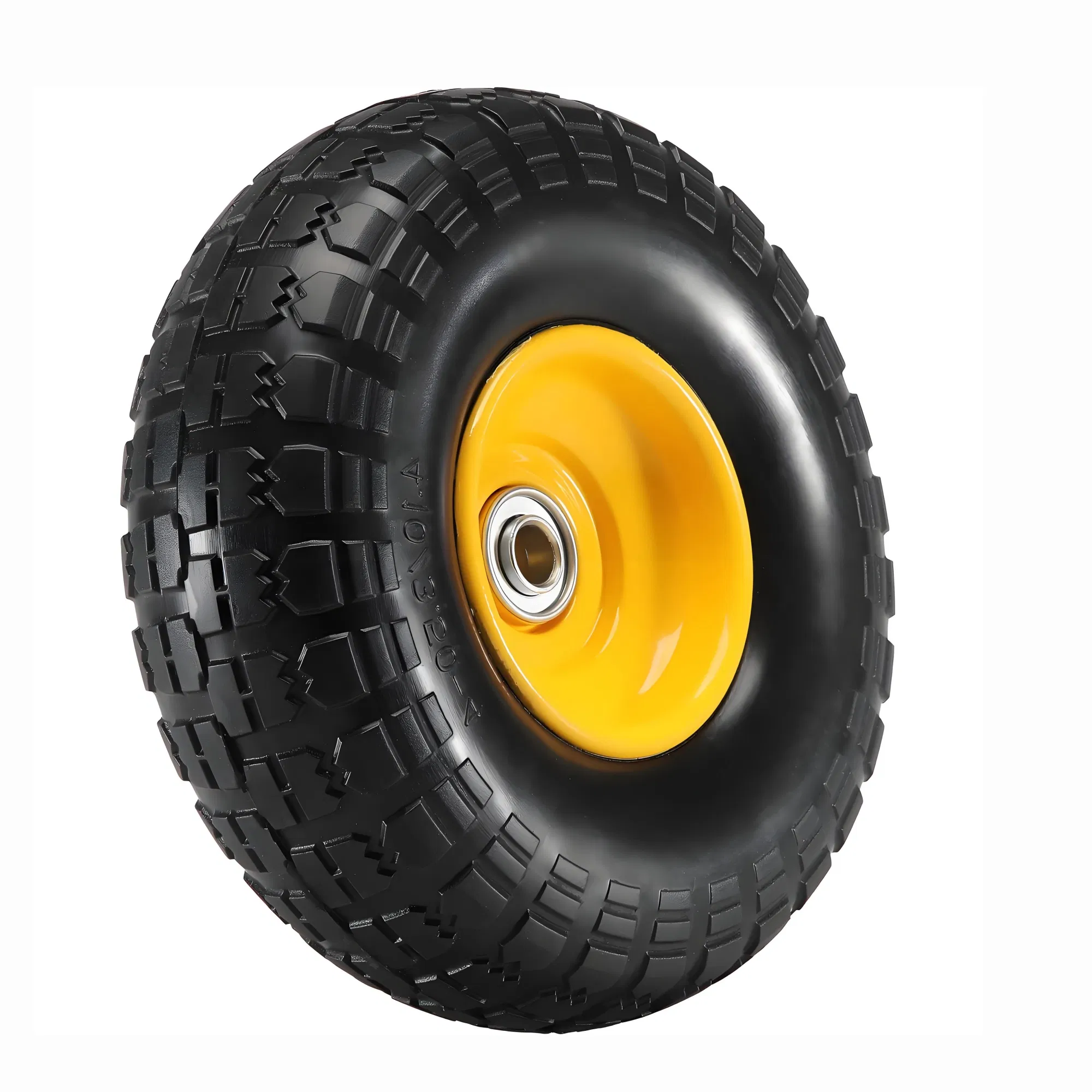 10" Run-Flat Tire & Wheel 2-Pack, 400 lbs Dynamic Load, 450 lbs Static Load, Flat Free Tubeless Replacement for Hand Truck, Utility Cart, Dolly & Garden Trailer photo 2