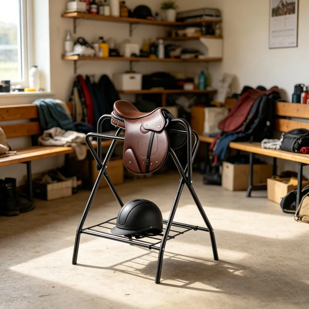 Folding Saddle Rack with Foldable for Garage photo 6