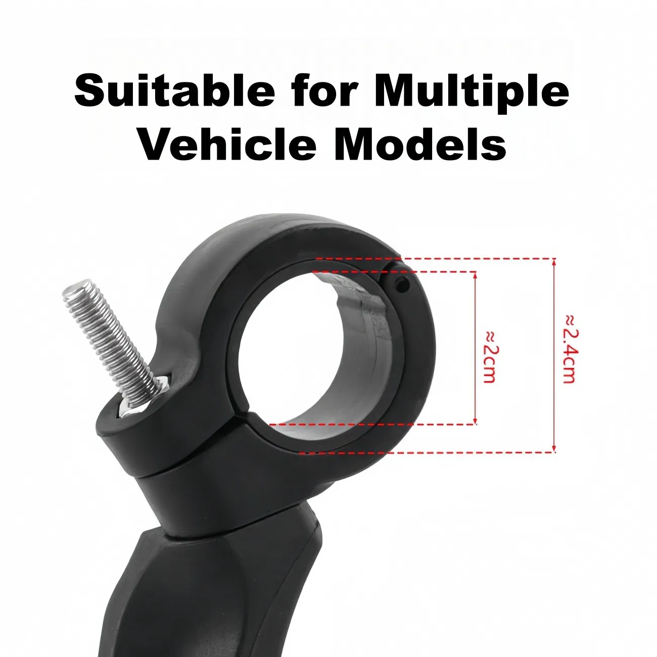 1 Pair Adjustable Bike Mirror HD Wide Angle Handlebar Mount Rear Bicycle View Mirrors (Logistics only For USPS.TK/TMEU only For self-pickup) photo 4