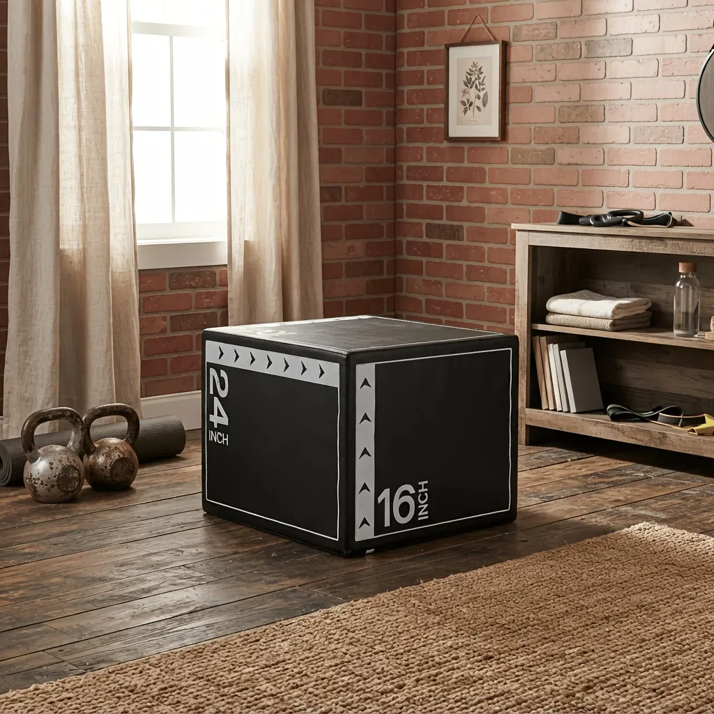 3-in-1 foam elastic jumping box, a household fitness training box, suitable for high-intensity interval training (HIIT) and jumping exercises photo 3