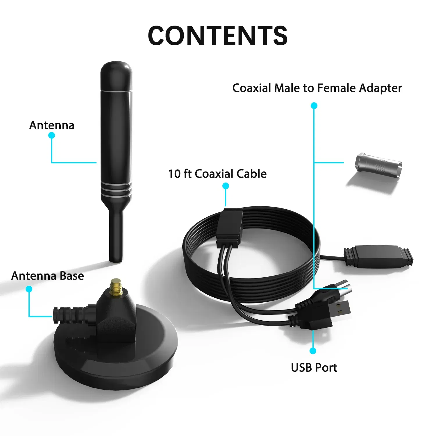 5600Miles Upgraded TV Antenna HDTV Amplified Digital 4K 1080P Long Range Indoor photo 8