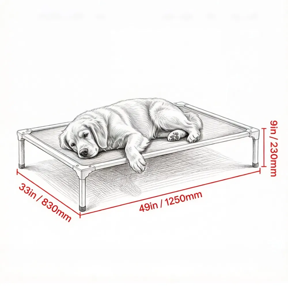 Elevated Dog Bed for Bedroom photo 2