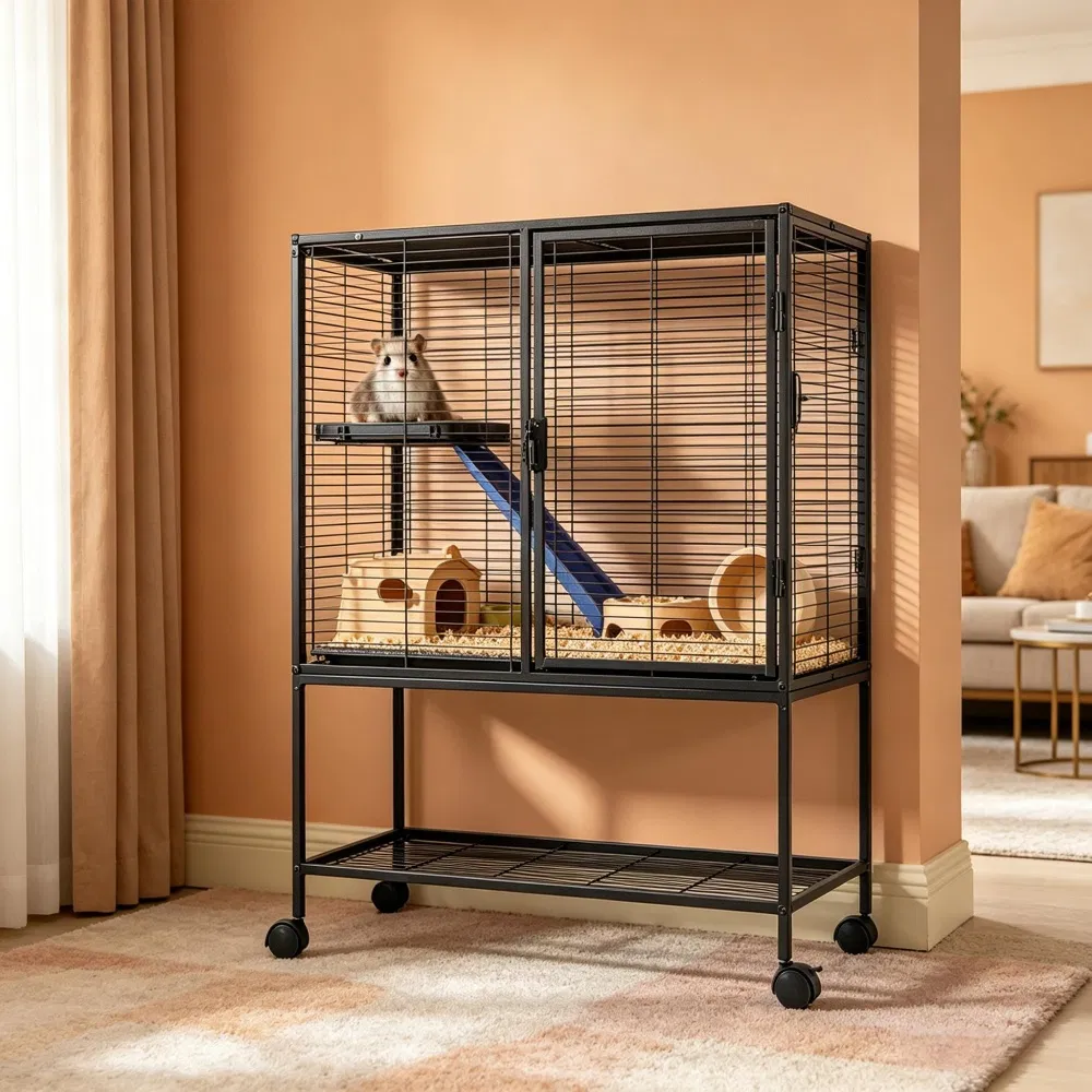 Animal Cage with Non-Slip and Easy to Clean for Outdoor photo 2