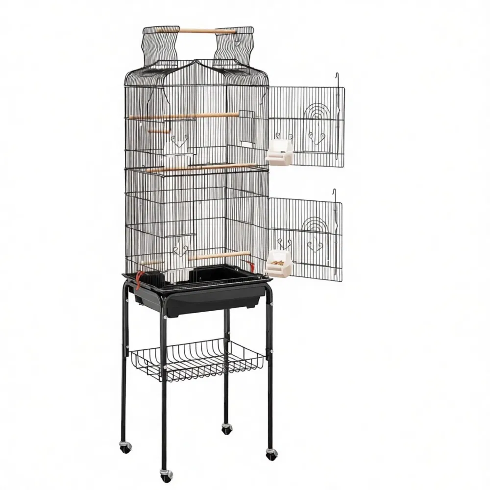 Bird Cage with Removable Sliding 17.99 X 13.98 X 59.45 in photo 6