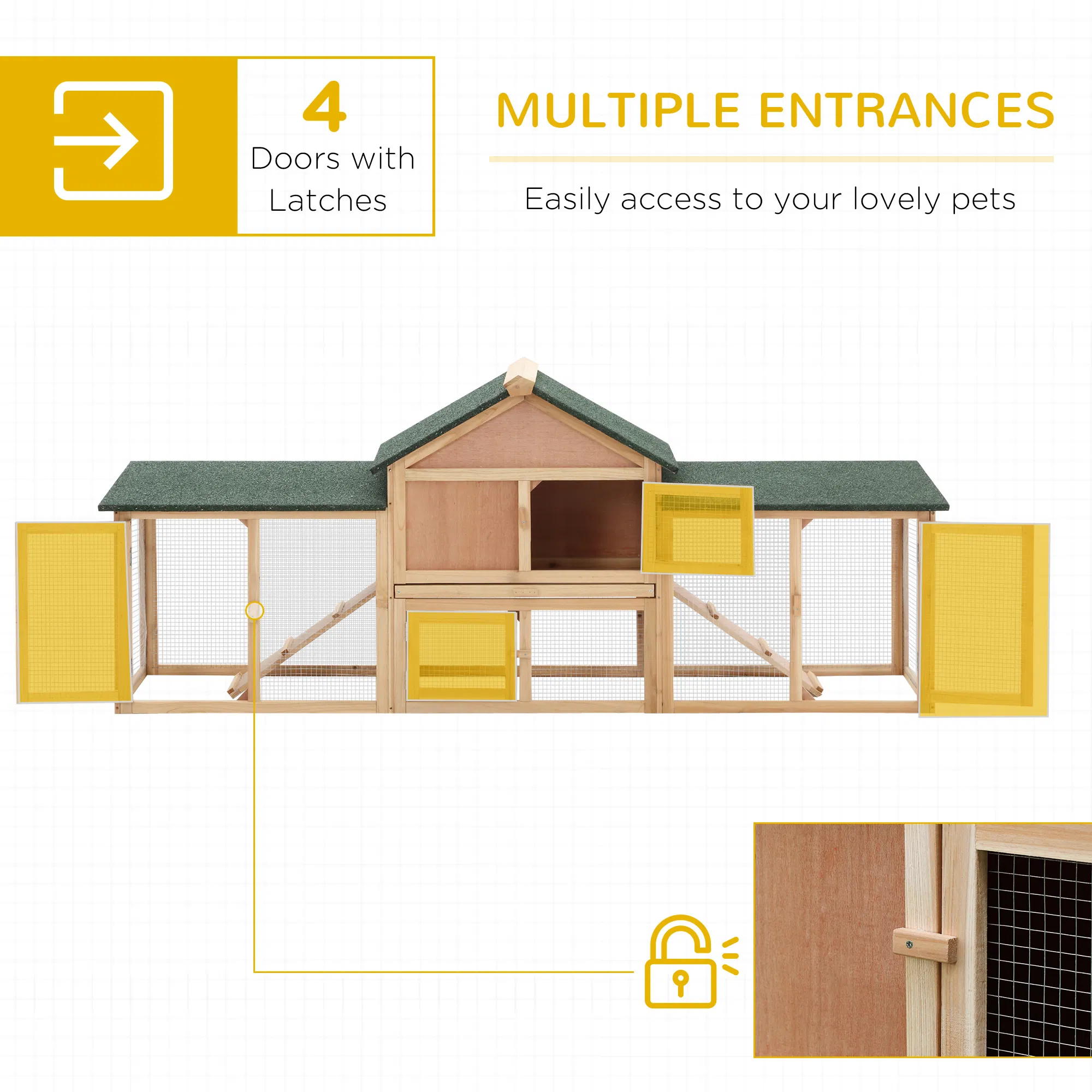 Rabbit Cage Outdoor, Rabbit House photo 5