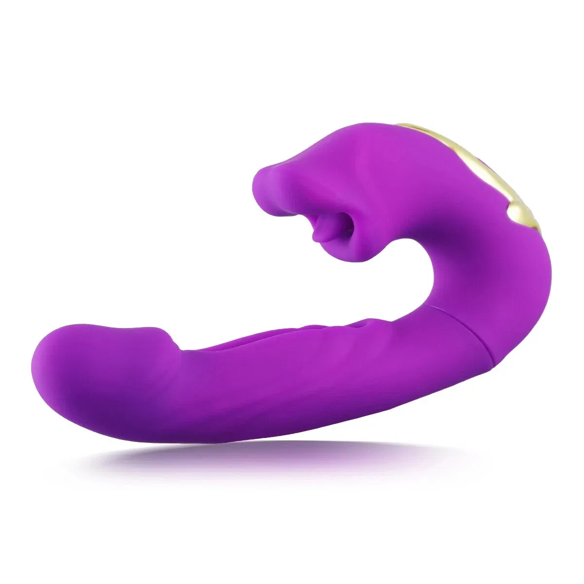 Vibration rod add-type vibrator sex toy - Vibrating rod fake penis female sex toy. Used for women for addive self-pleasure adult toy, rose-colored sex toy. photo 4
