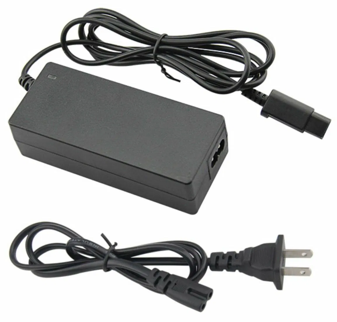 AC Adapter Power Supply & Audio Video A/V Cable for Nintendo GameCube Bundle USA photo 6