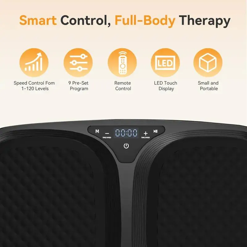 Vibration Plate Exercise Machine for Home Gym, Whole Body Workout Fitness Platform for Weight Loss, Balance Training photo 3