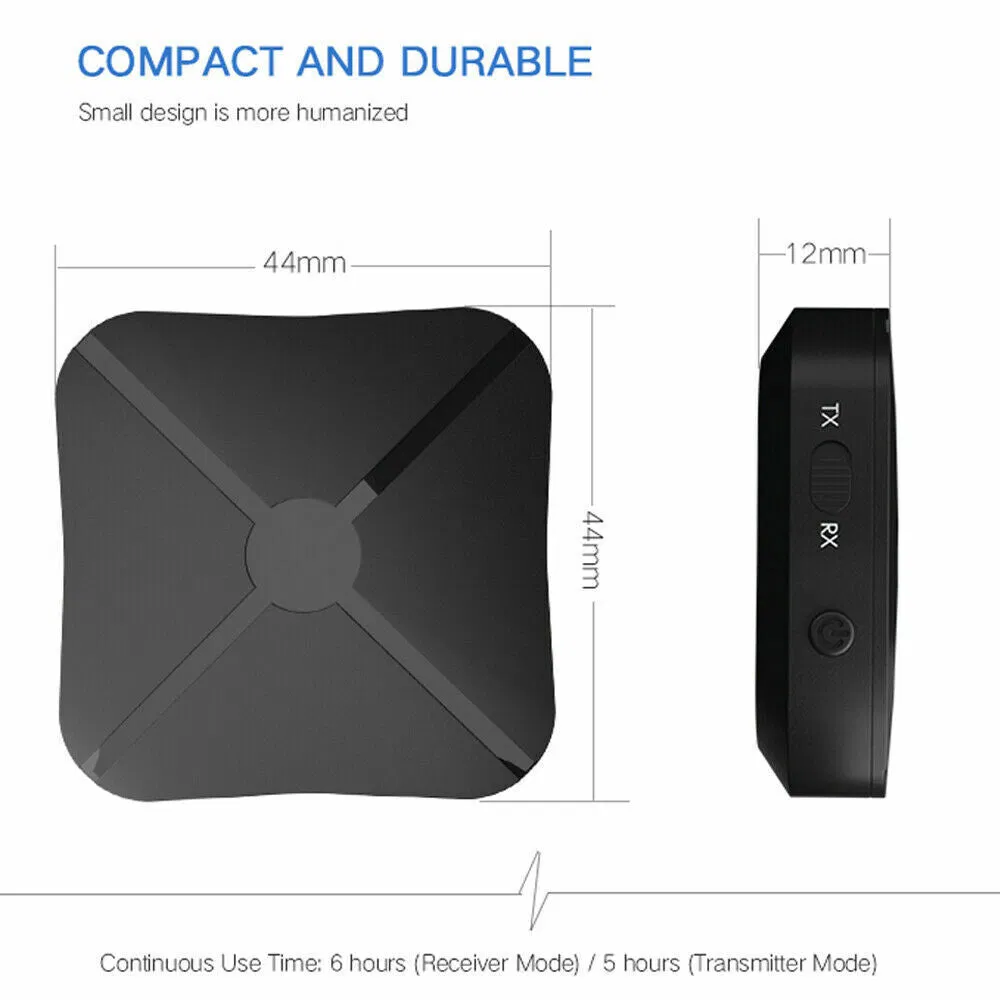 2in1 Bluetooth Transmitter Receiver Wireless Adapter TV Home Stereo A2DP Audio photo 2