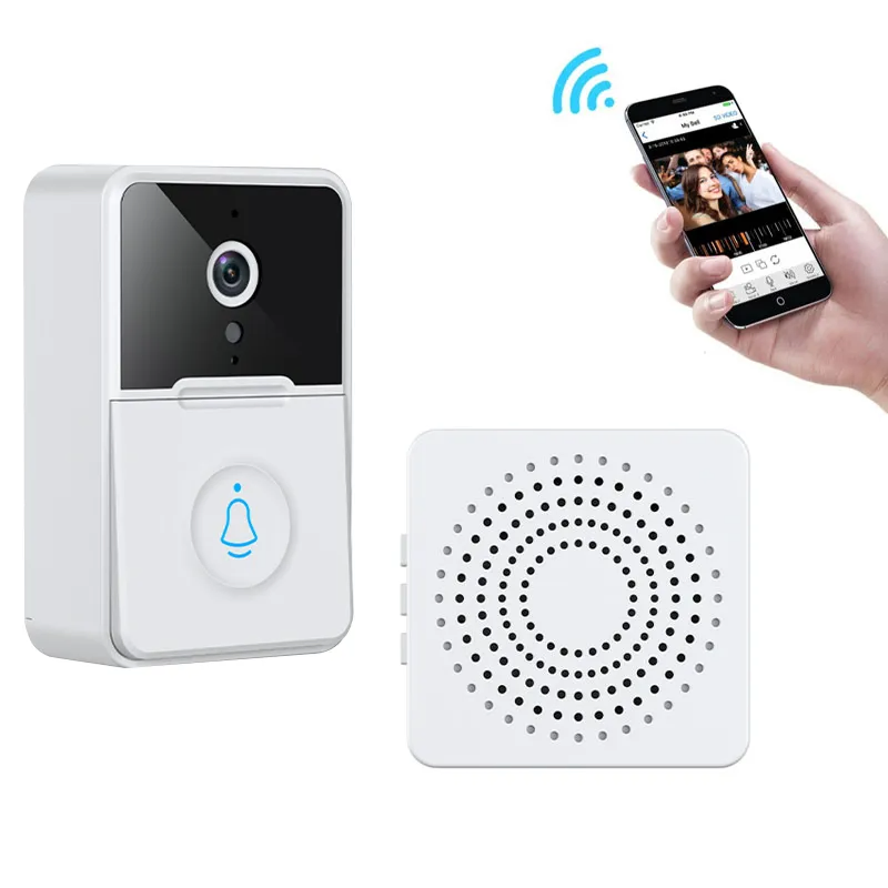 Wireless Security Smart WiFi Doorbell Intercom Video Camera Door Ring Bell Chime photo 5