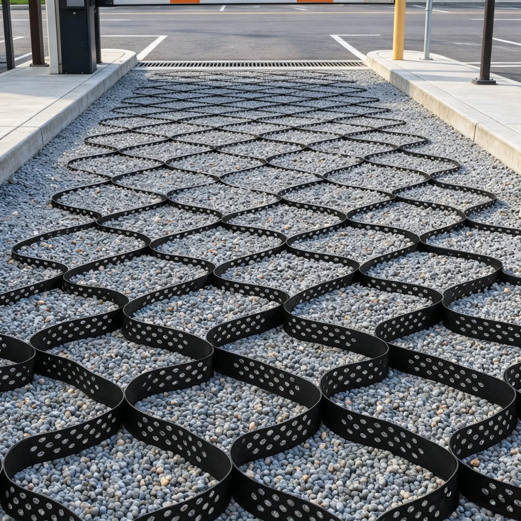 32.81 x 9.84 FT Gravel Grid, 2" Permeable Geo Grid Driveway Stabilizer for Garden, Patio & RV Parking photo 7