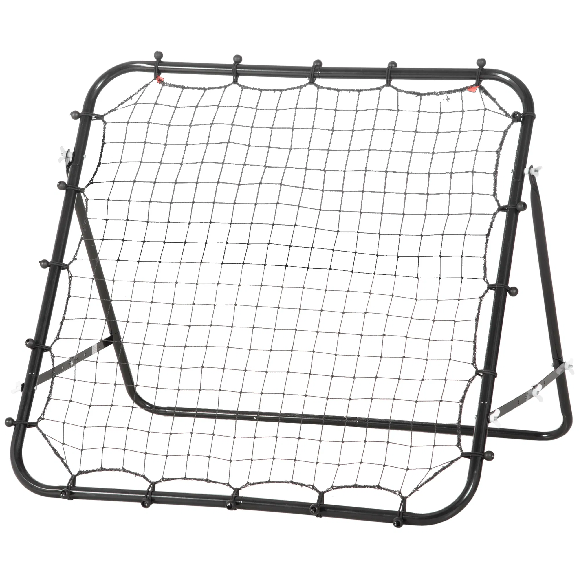 Volleyball Rebounder Net Football Training Aid Kickback Target Play Black photo 1