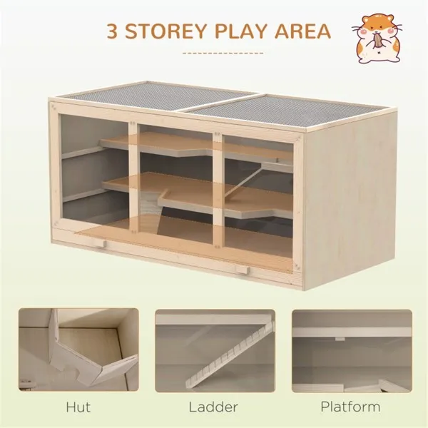Wooden Hamster Cage photo 5