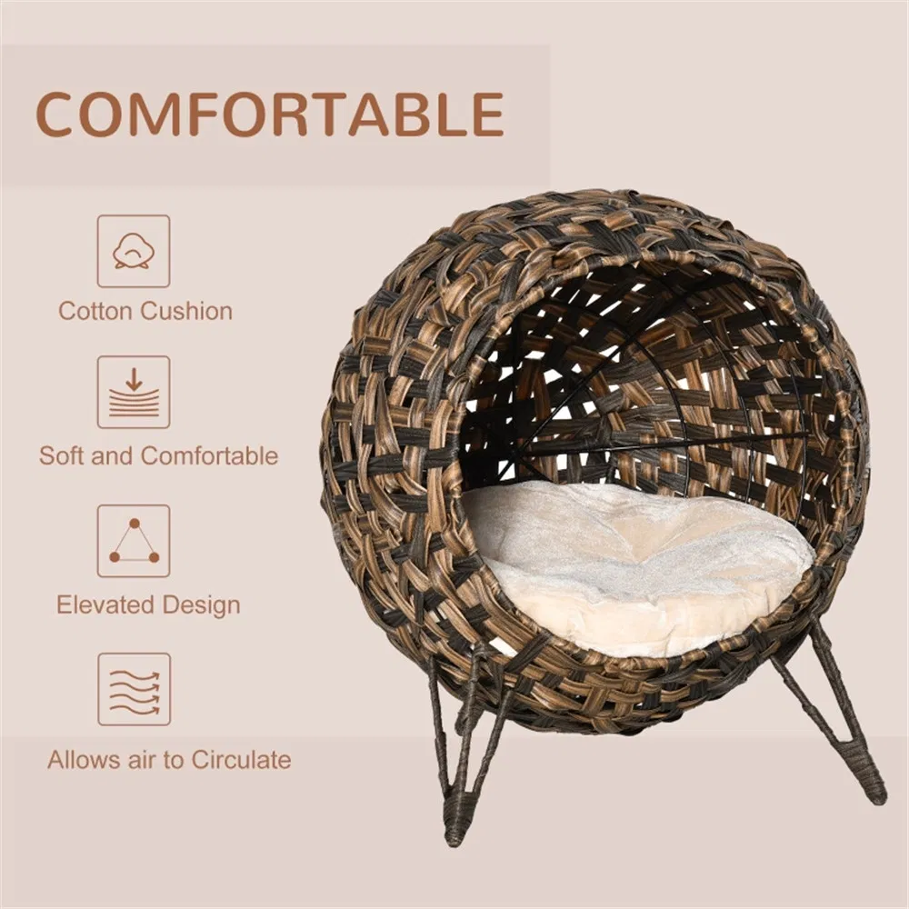 Cat Bed/Cat House -Brown ( Amazon Shipping)(Prohibited by WalMart) photo 2