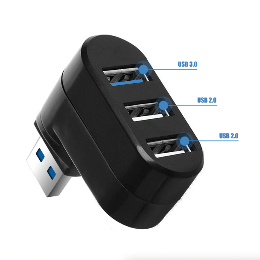 High Speed 3 Port USB 3.0 Multi HUB Splitter Expansion Desktop PC Laptop Adapter photo 6