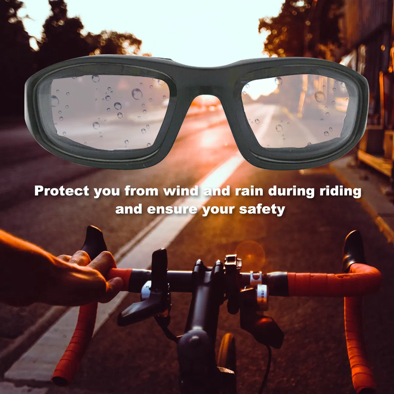 3 pairs Motorcycle Sports Biker Riding Glasses Wind Resistant Eye Protection Clear Sports Goggles Cycling Glasses Sunglasses(Logistics only For USPS.TK/TMEU only For self-pickup) photo 6
