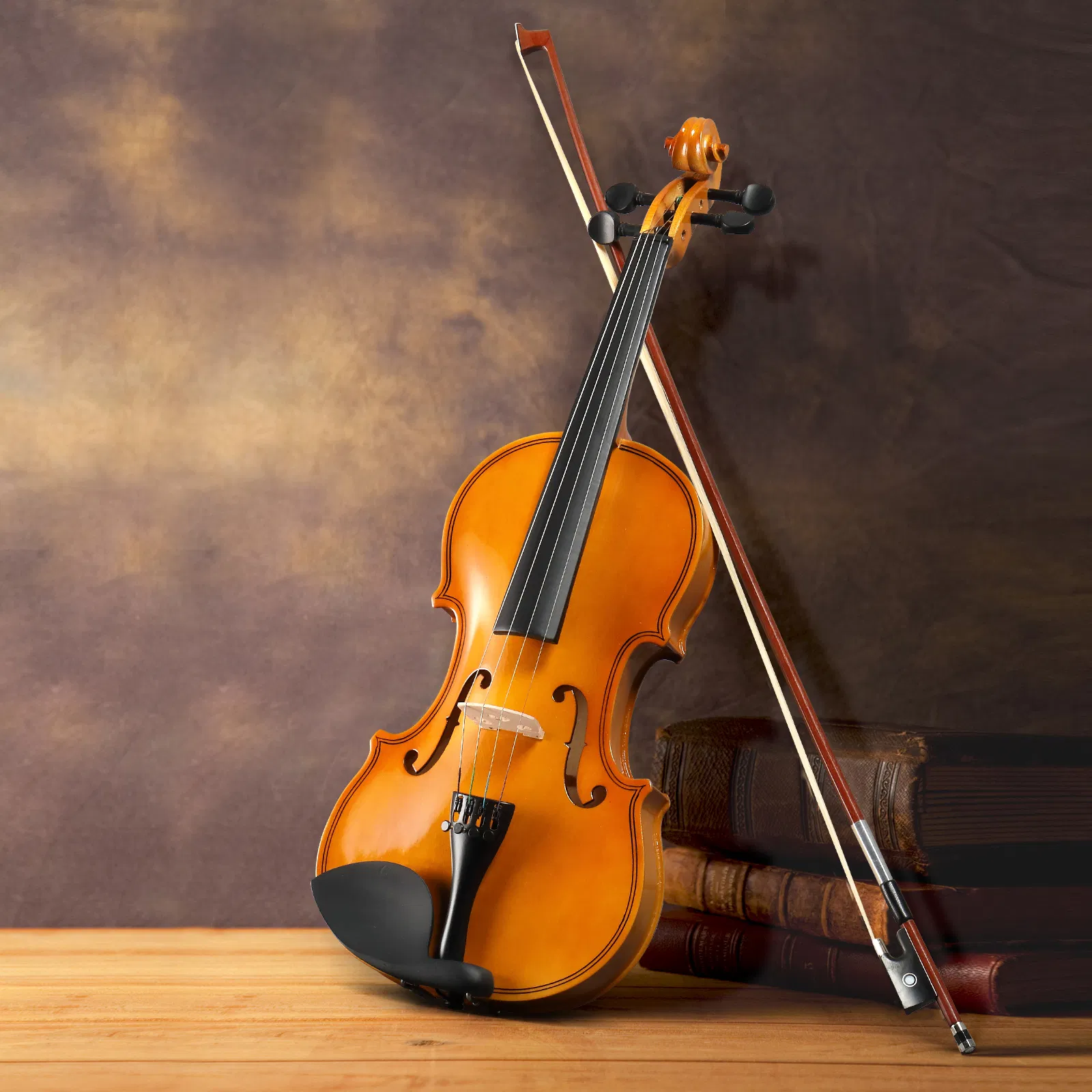 [Do Not Sell on AmazonFull Size 4/4 Violin Set for Adults Beginners Students with Hard Case,Violin Bow,Shoulder Rest,Rosin,Extra Strings and Sordine photo 5