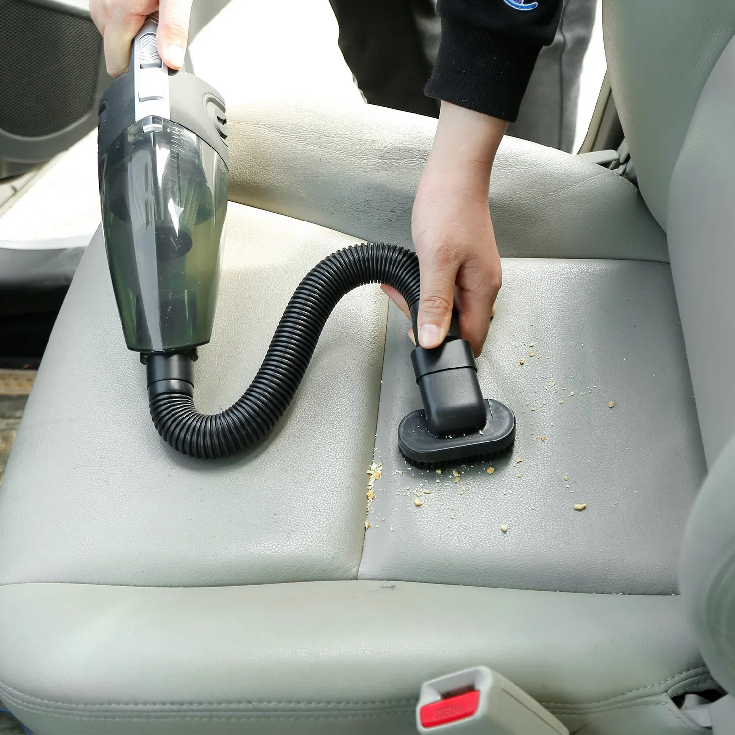 Cordless Handheld Car Vacuum Cleaner, 4800PA Cyclonic Suction 120W Motor, Wet & Dry Use with HEPA Filter, Multi Accessories for Home Car Deep Cleaning photo 6