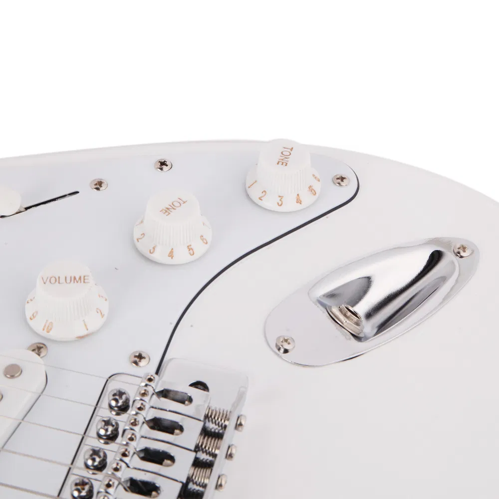 Rosewood Fingerboard Electric Guitar White photo 3
