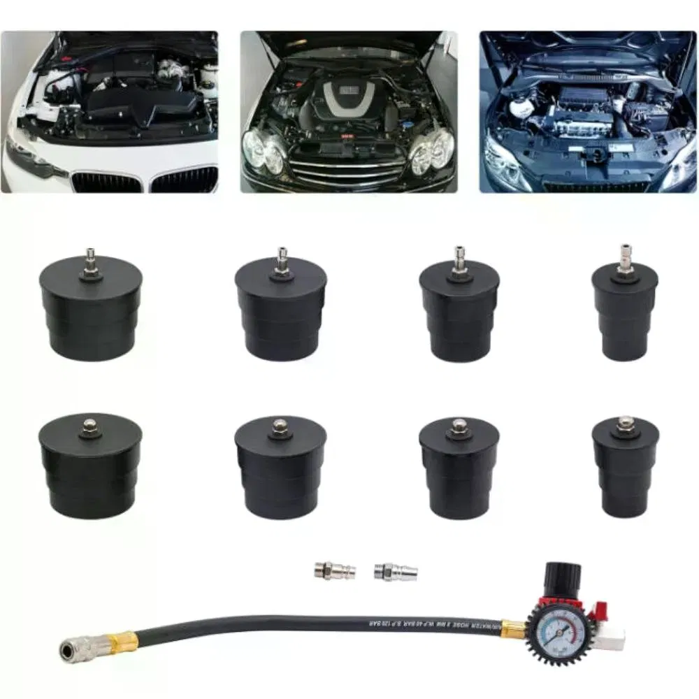 8PCS Turbo System Leak Tester Kit Turbocharger Boost Leak Test Detector Tool For Most Cars Professional Automotive Diagnostic Equipment photo 3