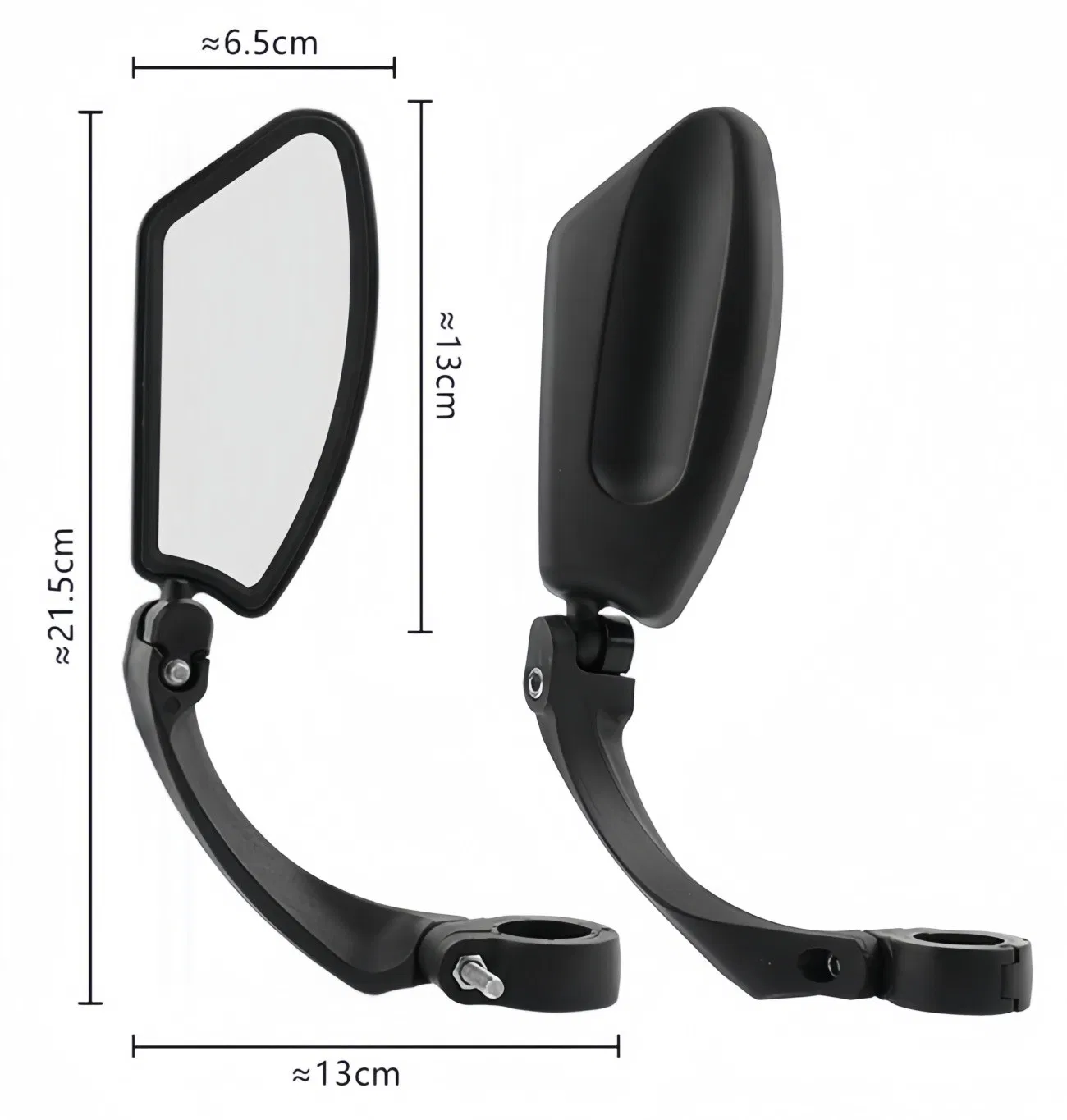 1 Pair Adjustable Bike Mirror HD Wide Angle Handlebar Mount Rear Bicycle View Mirrors (Logistics only For USPS.TK/TMEU only For self-pickup) photo 2