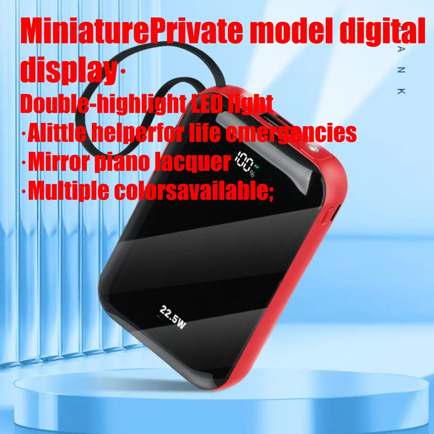 All-in-one charging companion, power bank. Suitable for multiple scenarios. Portable with multiple capacities, fast charging, wireless charging options. Strong safety protection, compatible. Essential photo 2