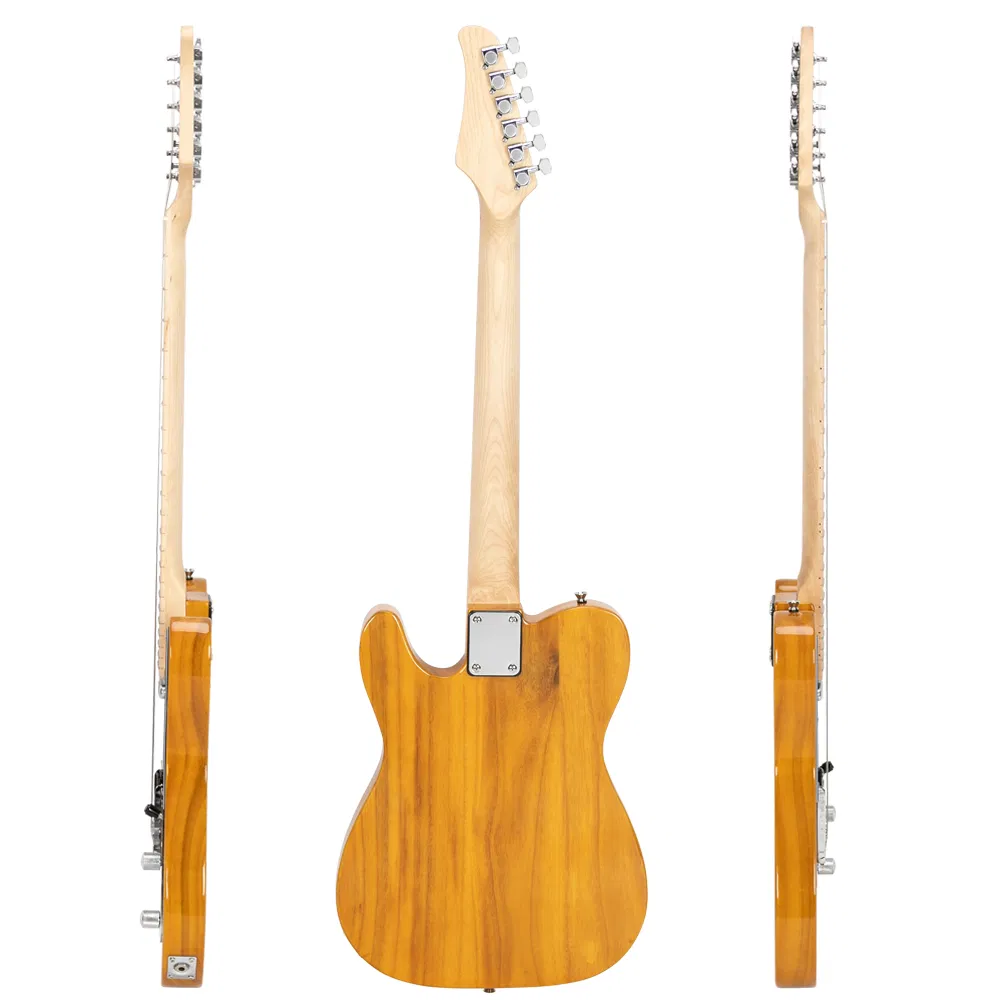 Maple Fingerboard GTL Electric Guitar SS Pickup Transparent Yellow photo 6